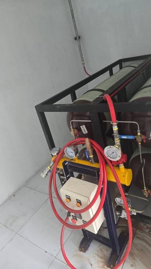 Instalasi Pipa Gas CNG untuk Dapur SPPG SP3T Denanyar