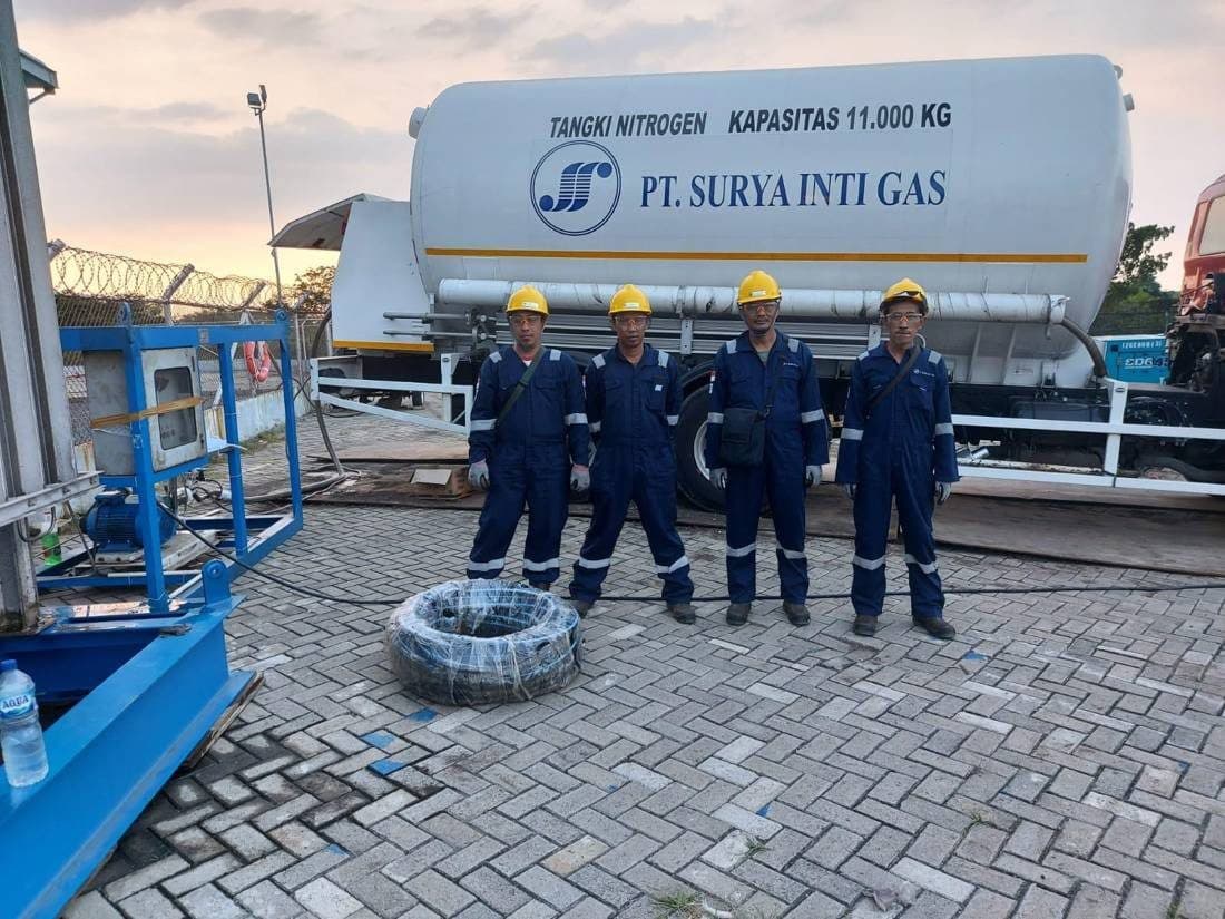 Instalasi fasilitas gas yang dikerjakan CV. Bintang Makmur